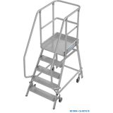 PROSTOSTOJEČA LESTEV KRAUSE STABILO PREMIČNI PODEST 5 STOPNIC 2.2M