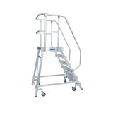 PROSTOSTOJEČA LESTEV KRAUSE STABILO PREMIČNI PODEST 6 STOPNIC BREZ ROČAJEV/OGRAJE