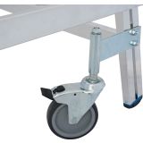 PROSTOSTOJEČA LESTEV KRAUSE STABILO PREMIČNI PODEST 6 STOPNIC BREZ ROČAJEV/OGRAJE