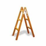 PROSTOSTOJEČA LESTEV PLEVČAK 2X3 STOPNIC LESENA 114 CM