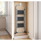 PROSTOSTOJEČA LESTEV SONGMICS GSL003GY01 TROJNA STOPNICA/PRUČKA