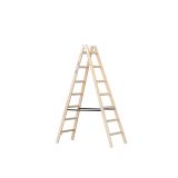 PROSTOSTOJEČA LESTEV ŽAŽE 2X7 STOPNIC LESENA A7 2.19M