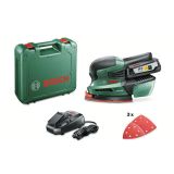 AKUMULATORSKI VIBRACIJSKI BRUSILNIK BOSCH DIY PSM 18 LI SET 1X AKUMULATORSKA BATERIJA PBA 18V 2.5AH W-B