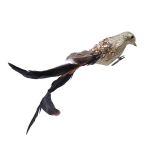 OKRASEK ZA JELKO PTIČ 22 CM ZLAT