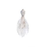 OKRASEK ZA JELKO GLOSSTYLE PTIČ 34 CM BEL