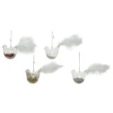 OKRASEK ZA JELKO PTIČ, S PERJEM, SORT