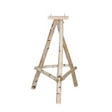 PTIČJA HIŠICA BREZA 59X59 X40 S STOJALOM 60X60X105