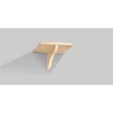 LESENA POLICA PUR LIPA 220X180X16 MM POLICA+NOSILEC