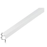 KOTNI PROFIL ALBERTS PVC 20X20X1.5X2600 MM BEL, SAMOLEPILEN