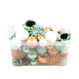 PVC BUNKA GLOSSTYLE SET 68 Z ROČKO MODRA-BELA ZELENA BARVA, PVC ŠKATLI