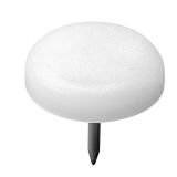 DRSNIK Z ŽEBLJIČKOM HETTICH DIY FI 22X20 MM, BELA, V ZAVOJU JE 8 KOS