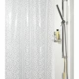 KOPALNIŠKA ZAVESA SPIRELLA GALET 180X200 CM BELA