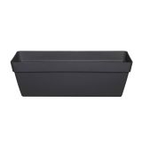 PE KORITO Z VODNO REZERVO BLUMAX MELROSE 60 CM ANTRACIT