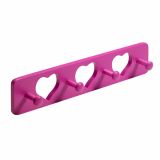 PVC OBEŠALNA KLJUKA HETTICH DIY ŠTIRI KLJUKE, SRCE