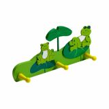 PVC OBEŠALNA KLJUKA HETTICH DIY TRI KLJUKE, ŽABE