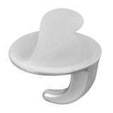 PVC OBEŠALNA KLJUKA WALTECO SAMOLEPILNA PVC KROMIRANA MAT