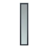 VHODNA PVC VRATA CANDO PVC OKNO STRANSKO FIKSNO 40X208 CM ANTRACIT/BELO