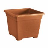 PE SADILNI LONEC KVADRAT 38 CM TERAKOTA