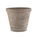 PE ZUNANJI LONEC MICA LIMA LONEC OKROGEL BEIGE - V27XD31CM