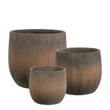 PVC ZUNANJI LONEC MICA VENTOUX LONEC OKROGEL TEMNO RDEČ - V33XD37CM