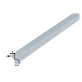 KOTNI PROFIL ALBERTS PVC, 20X20X1X1000 MM ALUMINIJ IZGLED