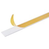 PLOSKA PALICA ALBERTS PVC, 20X2X2600 MM BELA, SAMOLEPILNA