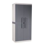 ORODNA OMARA-KRILNA VRATA PVC, 4 POLICE 89X54X190 CM