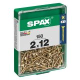 UNIVERZALNI VIJAK SPAX PZ 2X12 YELLOX A2G V ZAVITKU 150KOS