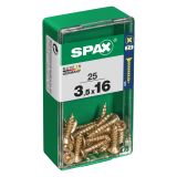 UNIVERZALNI VIJAK SPAX PZ 3.5X16 YELLOX A2G V ZAVITKU 25KOS