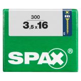 UNIVERZALNI VIJAK SPAX PZ 3.5X16 YELLOX A2G V ZAVITKU 300KOS