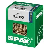 UNIVERZALNI VIJAK SPAX PZ 3.5X20 YELLOX A2G V ZAVITKU 300KOS