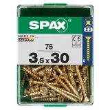 UNIVERZALNI VIJAK SPAX PZ 3.5X30 YELLOX A2G V ZAVITKU 75KOS