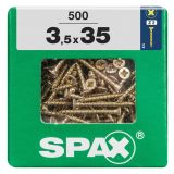 UNIVERZALNI VIJAK SPAX PZ 3.5X35 YELLOX A2G V ZAVITKU 500 KOS