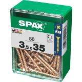 UNIVERZALNI VIJAK SPAX PZ 3.5X35 YELLOX A2G V ZAVITKU 50KOS