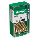 UNIVERZALNI VIJAK SPAX PZ 3.5X40 YELLOX A2G V ZAVITKU 20KOS