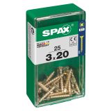 UNIVERZALNI VIJAK SPAX PZ 3X20 YELLOX A2G V ZAVITKU 25KOS