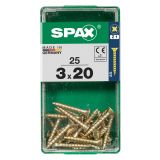 UNIVERZALNI VIJAK SPAX PZ 3X20 YELLOX A2G V ZAVITKU 25KOS