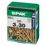 UNIVERZALNI VIJAK SPAX PZ 3X30 YELLOX A2G V ZAVITKU 100KOS