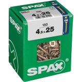UNIVERZALNI VIJAK SPAX PZ 4.5X25 YELLOX A2G V ZAVITKU 150 KOS