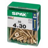 UNIVERZALNI VIJAK SPAX PZ 4X30 YELLOX A2G V ZAVITKU 50KOS