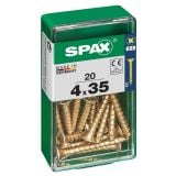 UNIVERZALNI VIJAK SPAX PZ 4X35 YELLOX A2G V ZAVITKU 20KOS