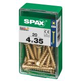 UNIVERZALNI VIJAK SPAX PZ 4X35 YELLOX A2G V ZAVITKU 20KOS