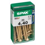 UNIVERZALNI VIJAK SPAX PZ 4X40 YELLOX A2G V ZAVITKU 20KOS