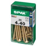 UNIVERZALNI VIJAK SPAX PZ 4X40 YELLOX A2G V ZAVITKU 20KOS