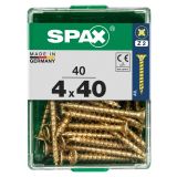 UNIVERZALNI VIJAK SPAX PZ 4X40 YELLOX A2G V ZAVITKU 40KOS