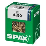 UNIVERZALNI VIJAK SPAX PZ 4X50 YELLOX A2G V ZAVITKU 100KOS