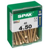 UNIVERZALNI VIJAK SPAX PZ 4X50 YELLOX A2G V ZAVITKU 40KOS