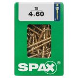 UNIVERZALNI VIJAK SPAX PZ 4X60 YELLOX A2G V ZAVITKU 75KOS