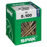 UNIVERZALNI VIJAK SPAX PZ 5X100 YELLOX A2G V ZAVITKU 80 KOS