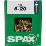 UNIVERZALNI VIJAK SPAX PZ 5X20 YELLOX A2G V ZAVITKU 125KOS